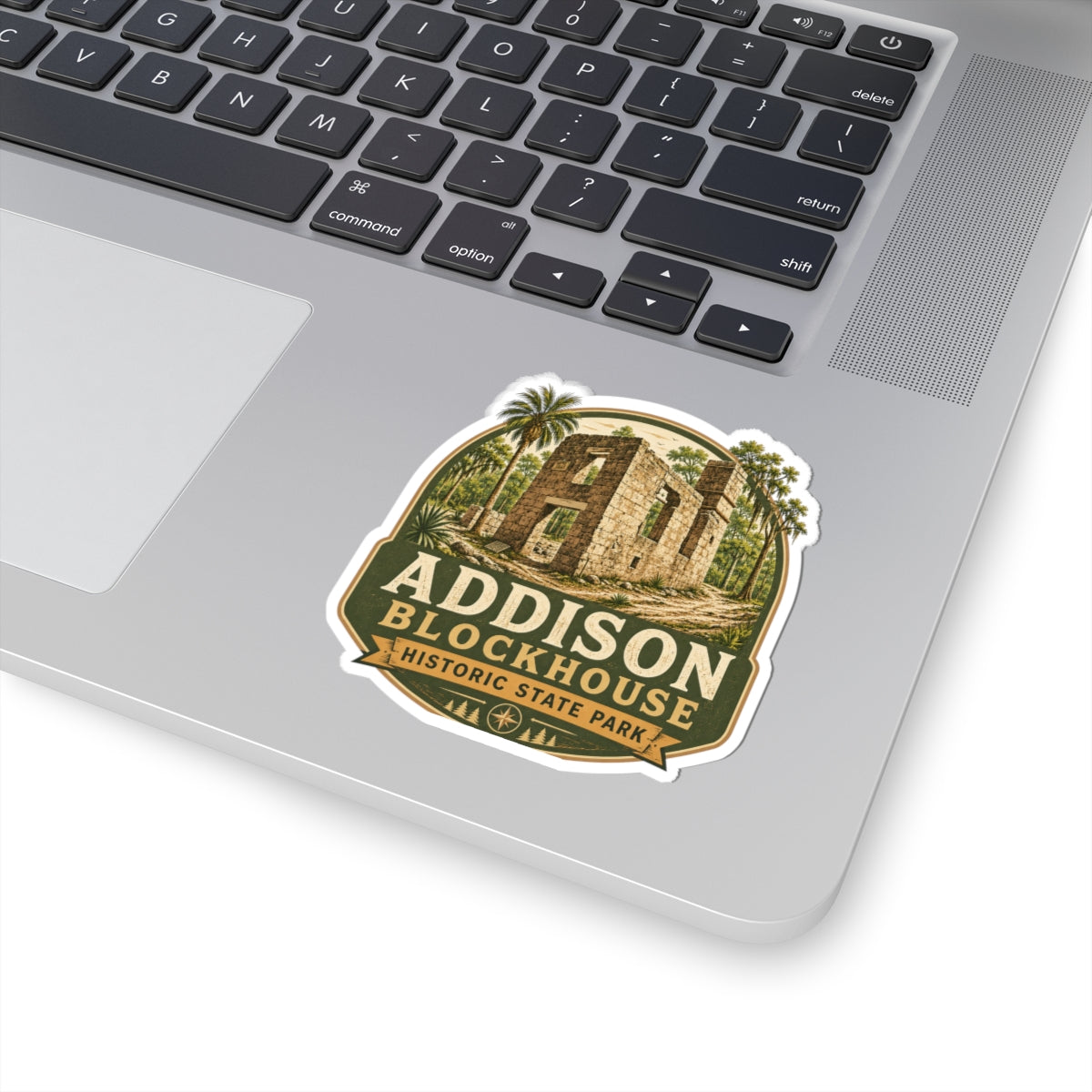 Addison Blockhouse Historic State Park Sticker — Vintage Ruins Travel Decal