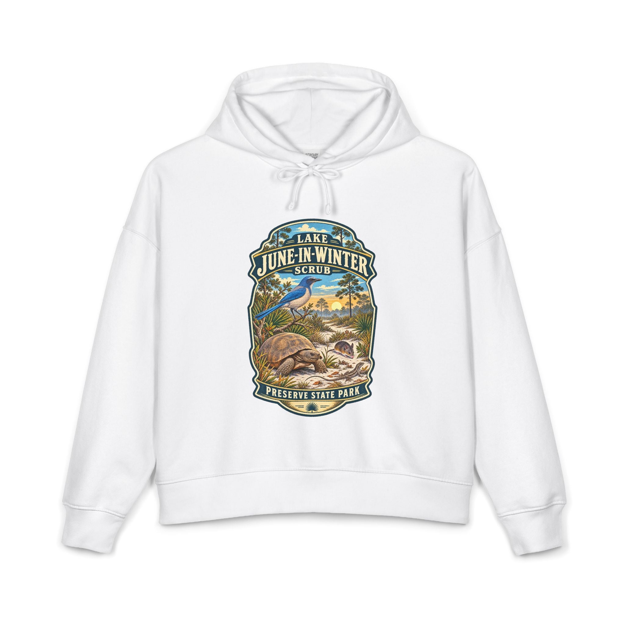 Lake June-in-Winter— Vintage Hoodie