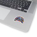 Lake Louisa Gopher Tortoise Kiss-Cut Sticker — Colorful Psychedelic Decal