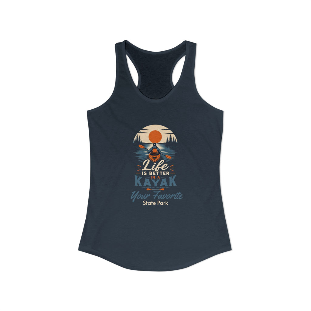 CUSTOMIZABLE Life is Better Racerback Tank