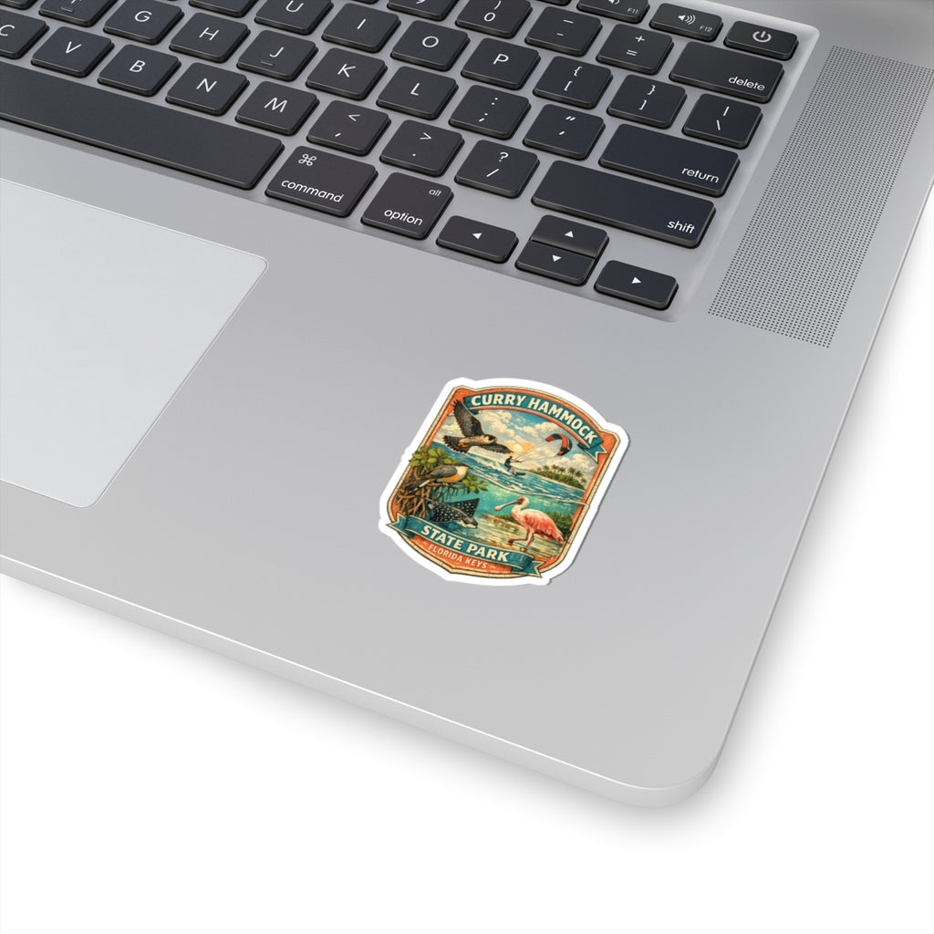 Curry Hammock State Park Sticker — Florida Keys Wildlife Vintage Travel Decal