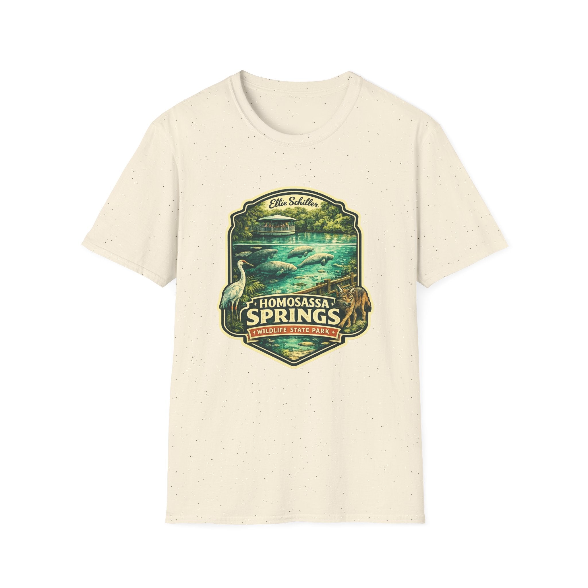 Homosassa Springs- Retro Tee