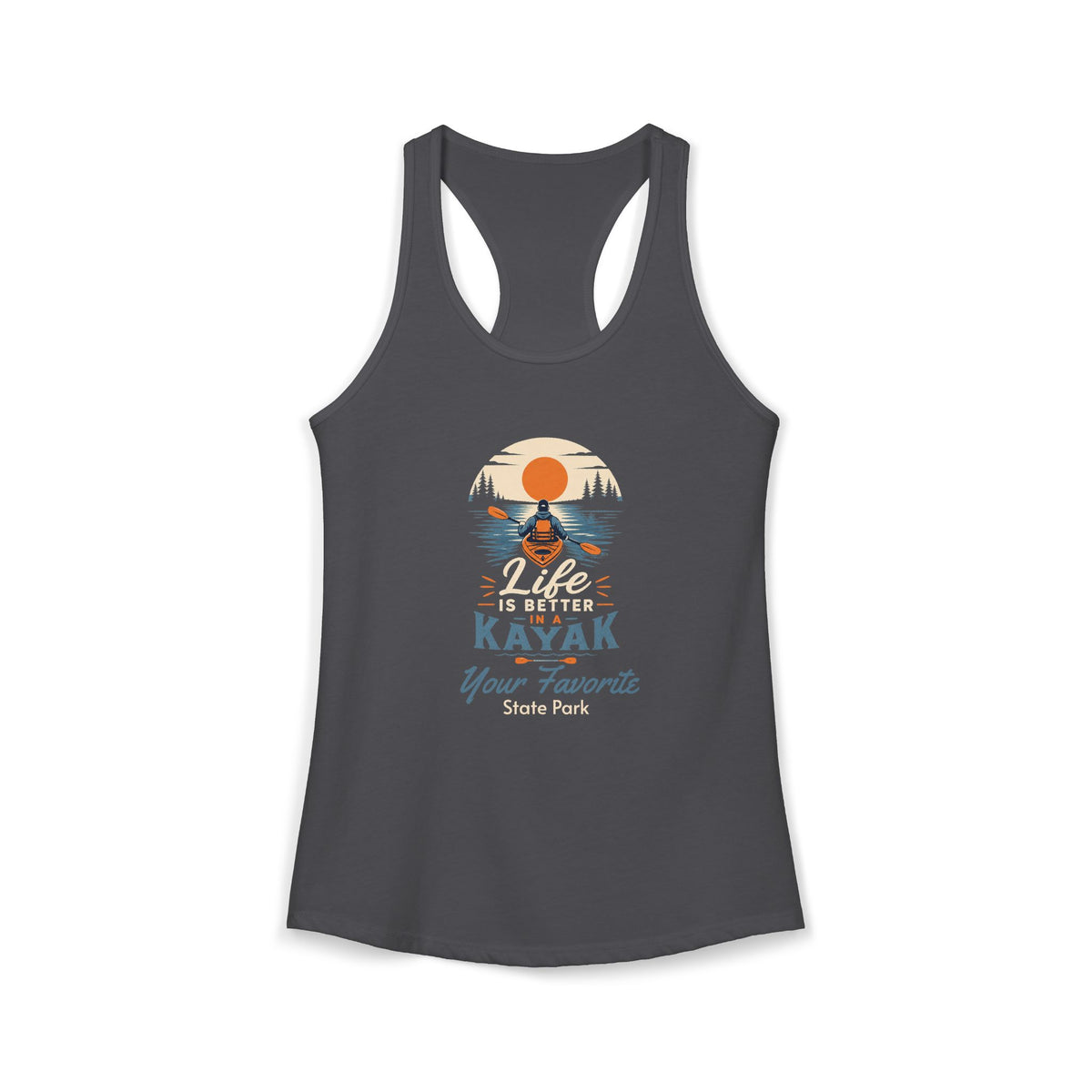 CUSTOMIZABLE Life is Better Racerback Tank