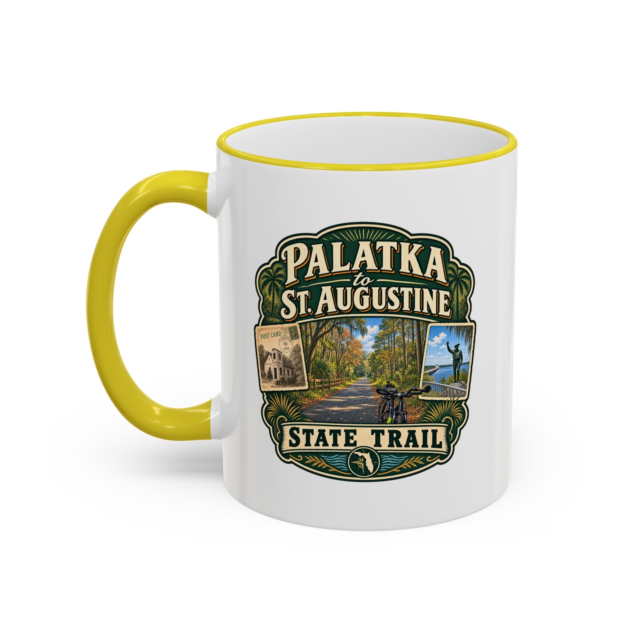 Palatka-to-St. Augustine Accent Rim & Handle 11oz/15oz