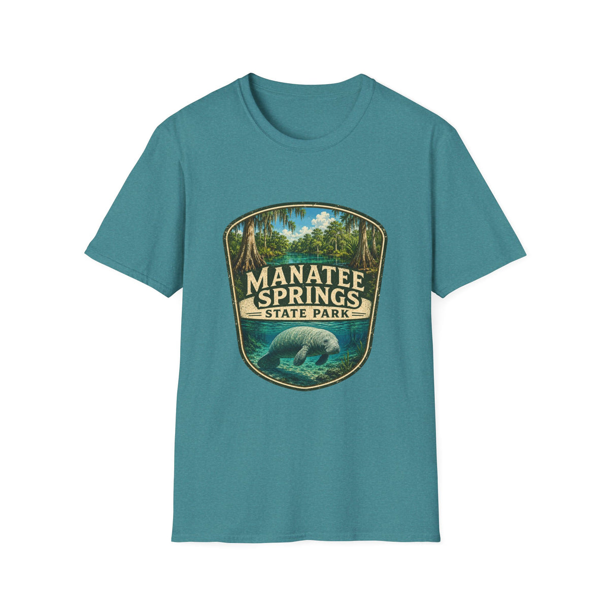 Manatee Springs State Park T-Shirt — Vintage Park Badge Tee