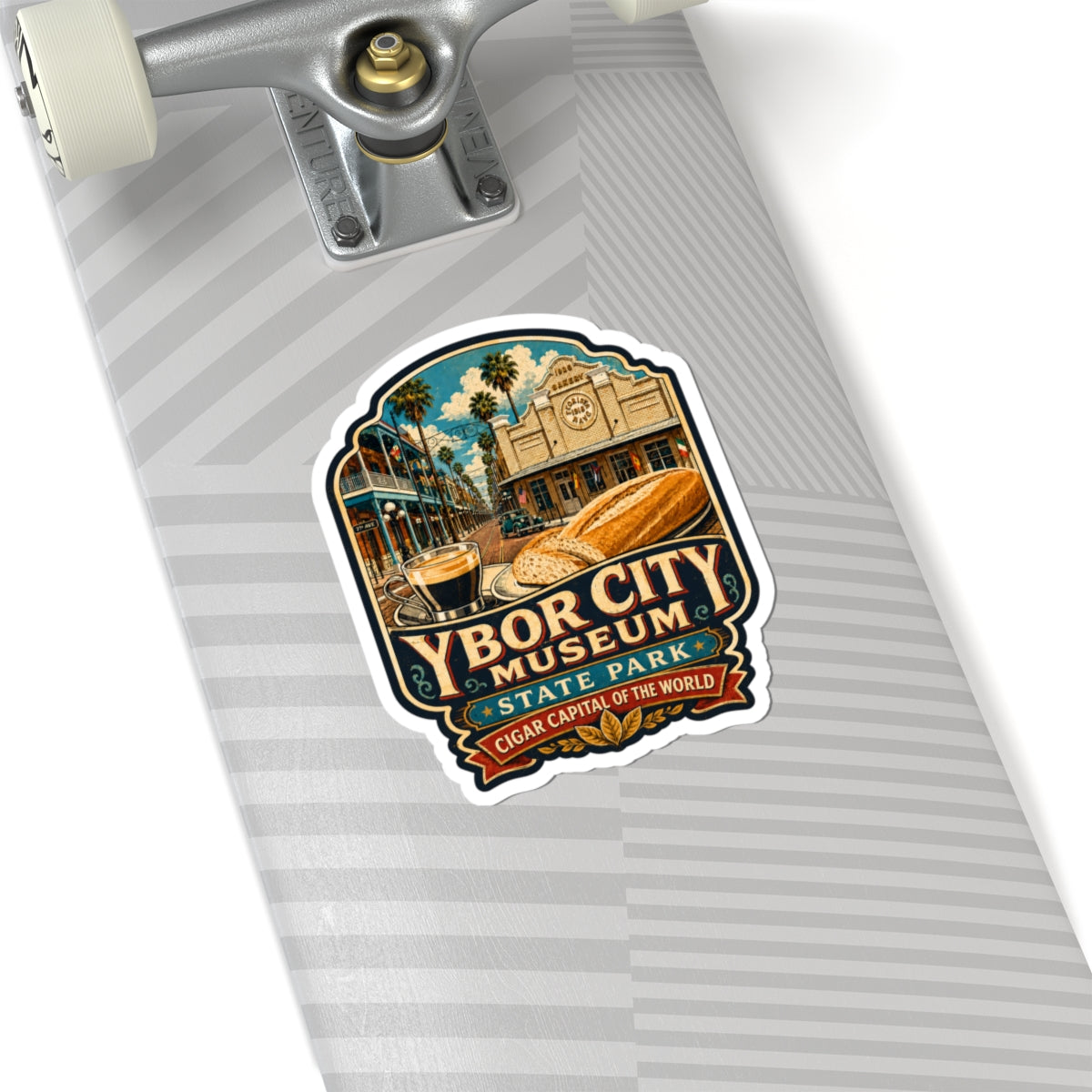 Ybor City Museum Vintage Travel Sticker — Cigar Capital Souvenir