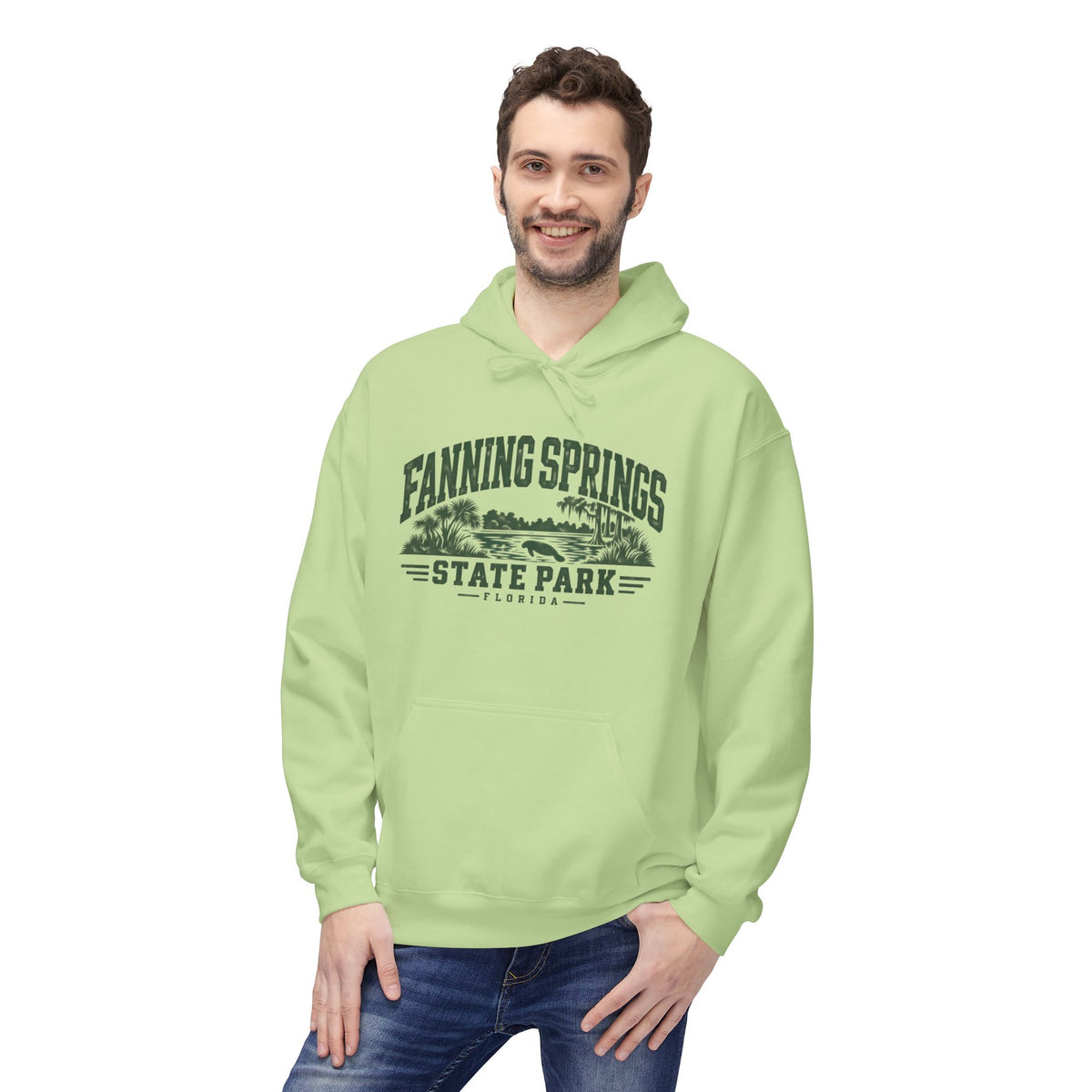 Fanning Springs State Park Hoodie - Vintage Park Graphic
