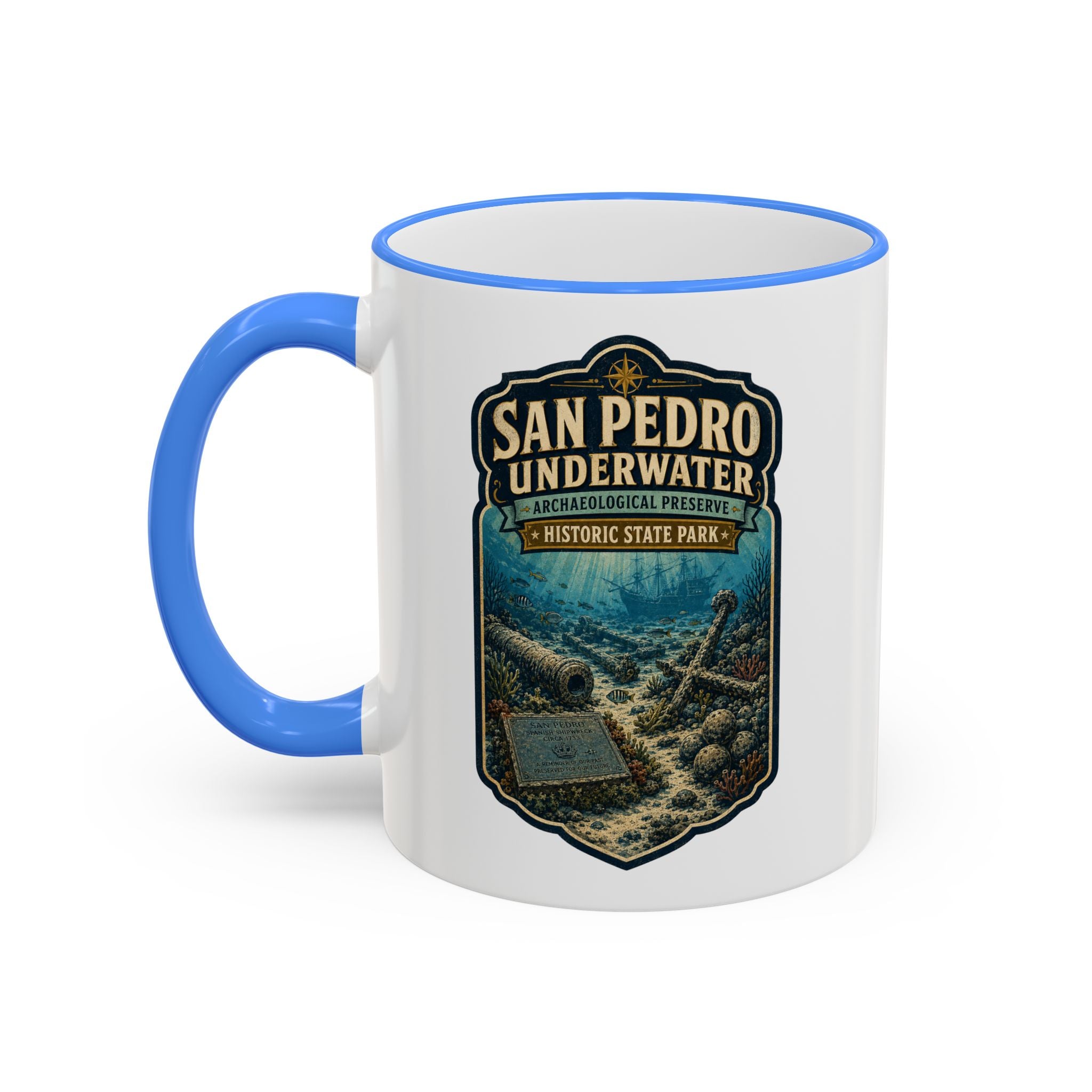 San Pedro Accent Rim & Handle 11oz/15oz