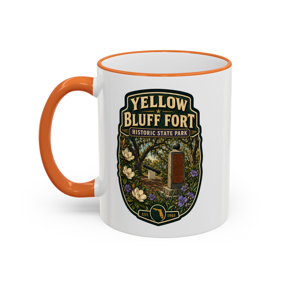 Yellow Bluff Fort — Accent Rim & Handle 11oz/15oz