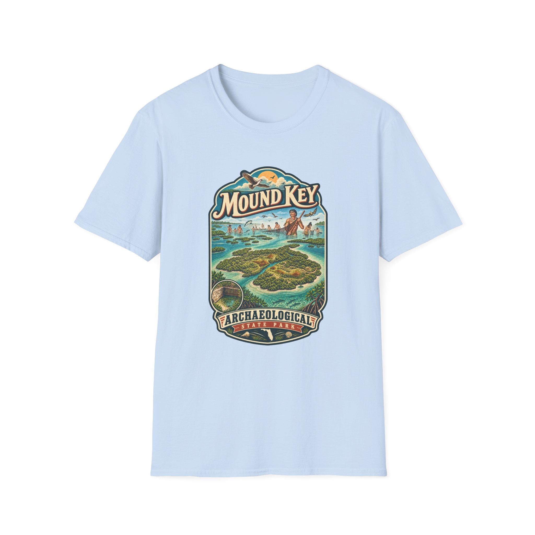 Mound Key- Retro Tee