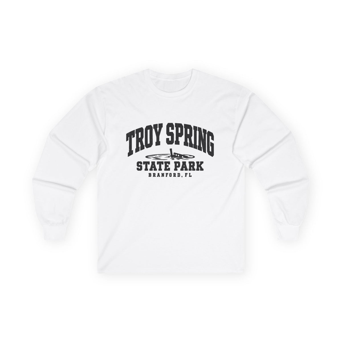 Troy Spring State Park Vintage Logo- Long Sleeve Tee