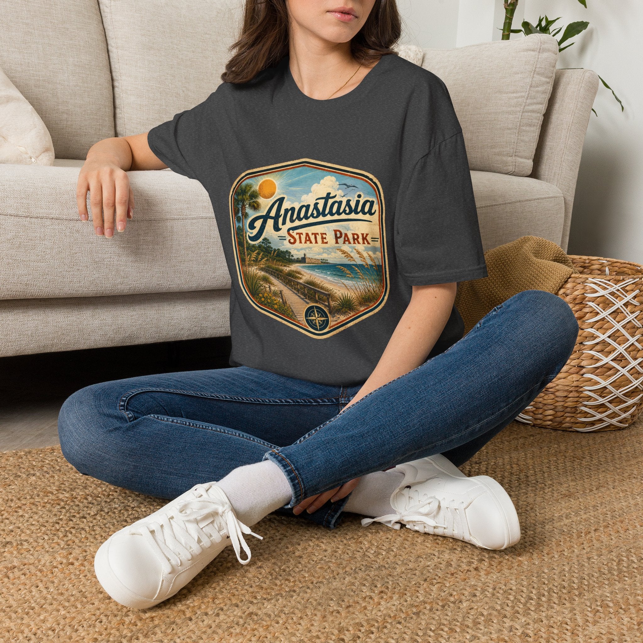 Anastasia State Park — Retro Beach Park Tee