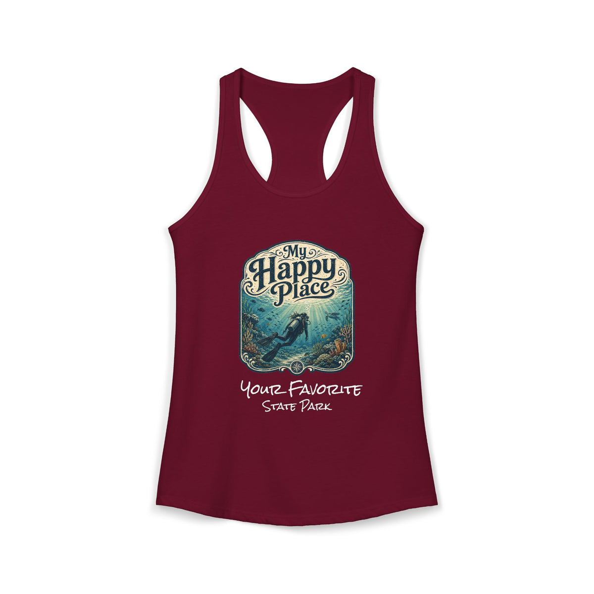 CUSTOMIZABLE Ocean Racerback Tank