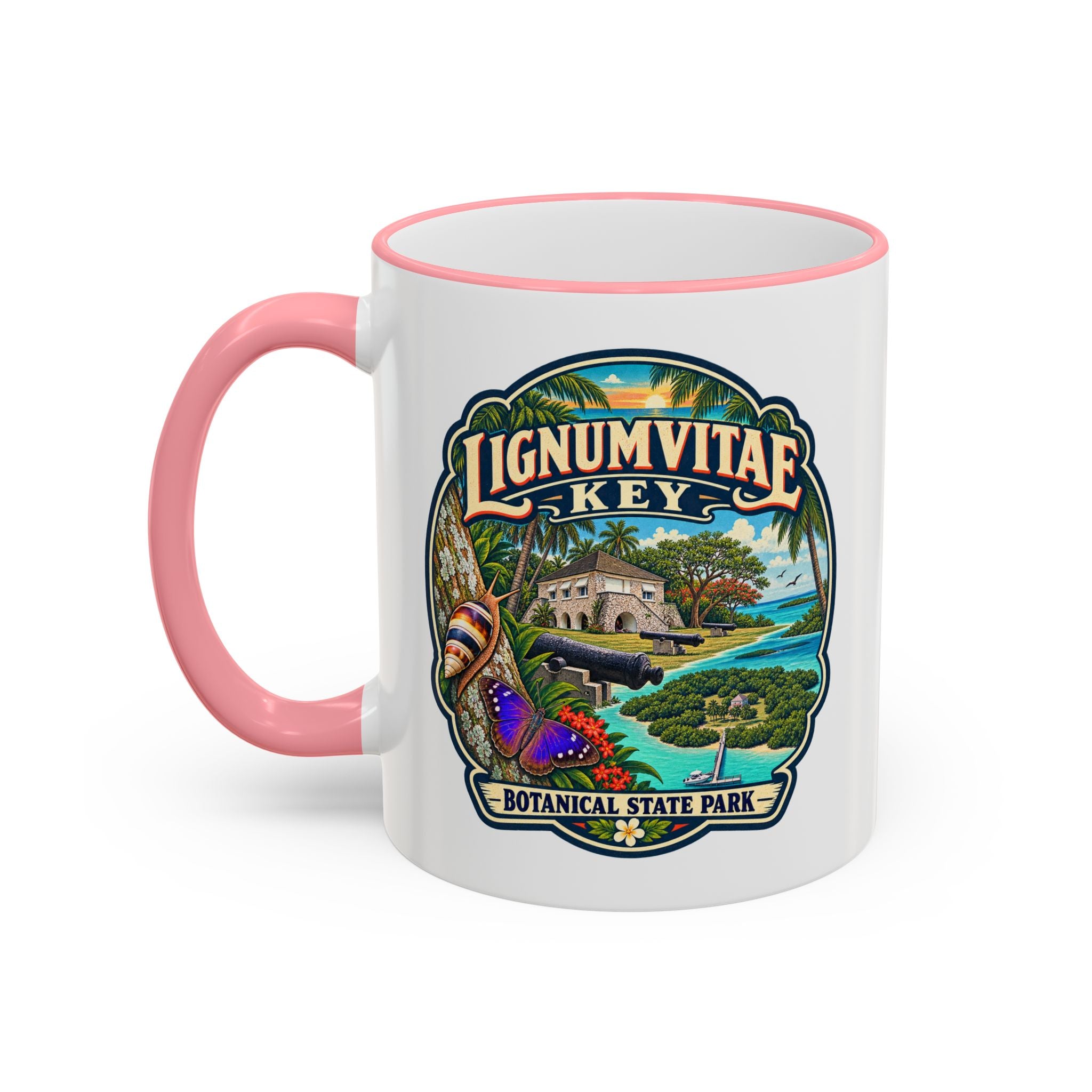 Lignumvitae Key Accent Rim & Handle 11oz/15oz