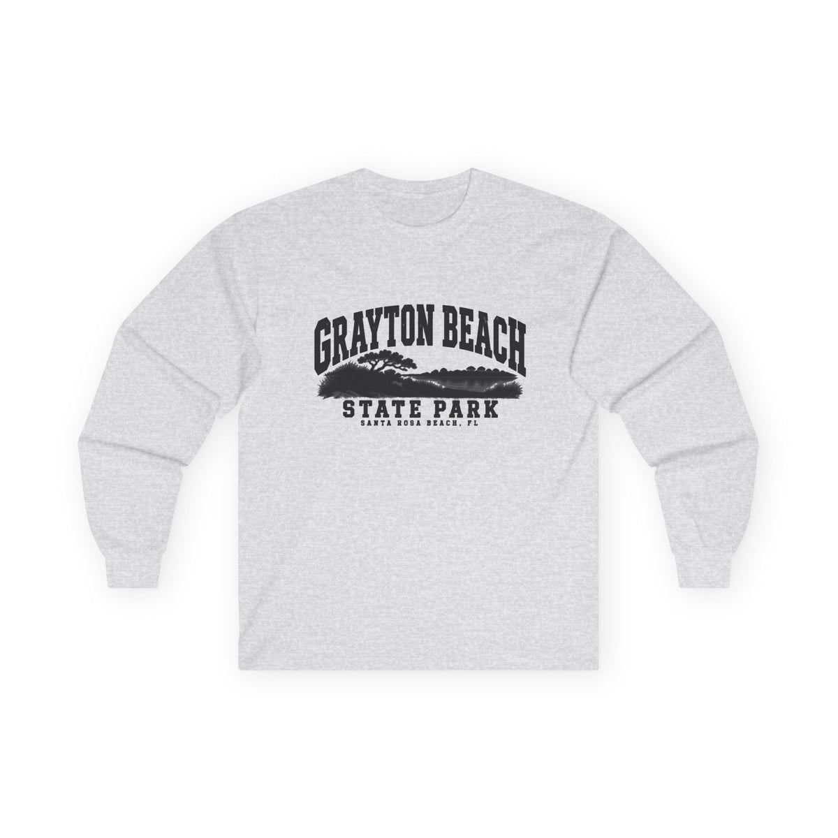 Grayton Beach State Park Vintage Logo- Long Sleeve Tee