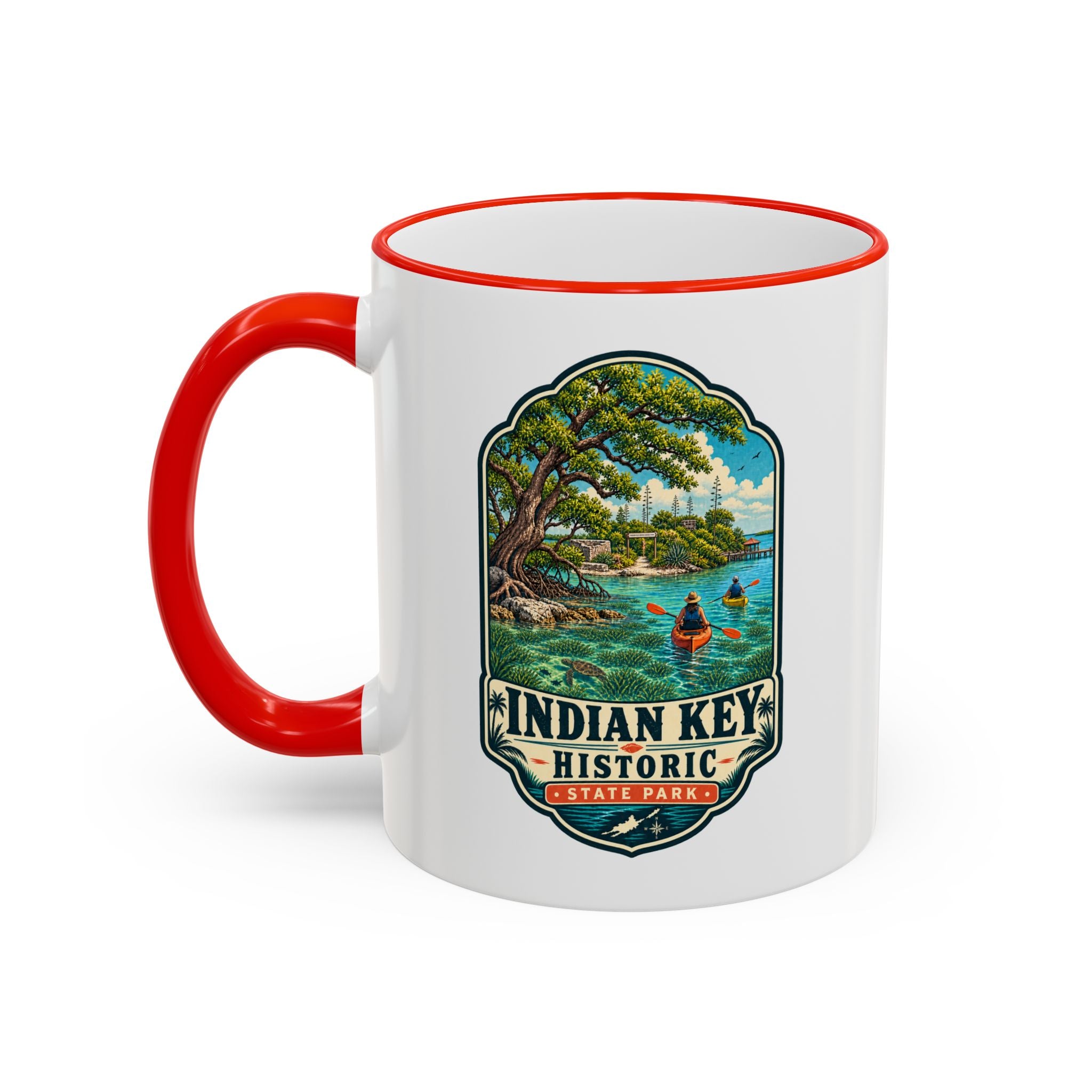 Indian Key Accent Rim & Handle 11oz/15oz