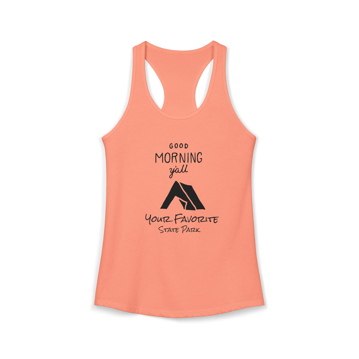CUSTOMIZABLE Morning Ya'll Racerback Tank
