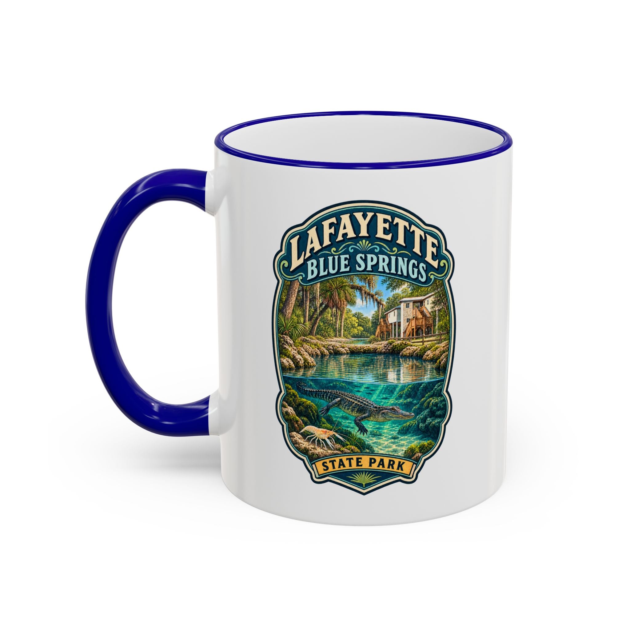 Lafayette Blue Springs Accent Rim & Handle 11oz/15oz