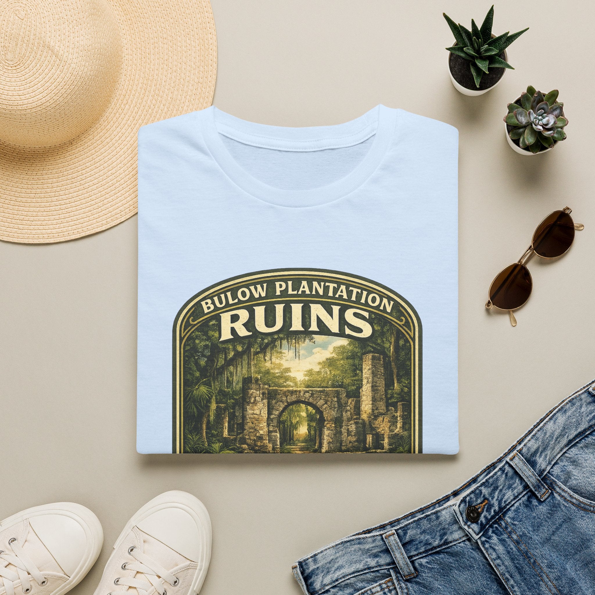 Bulow Plantation Ruins — Retro Tee