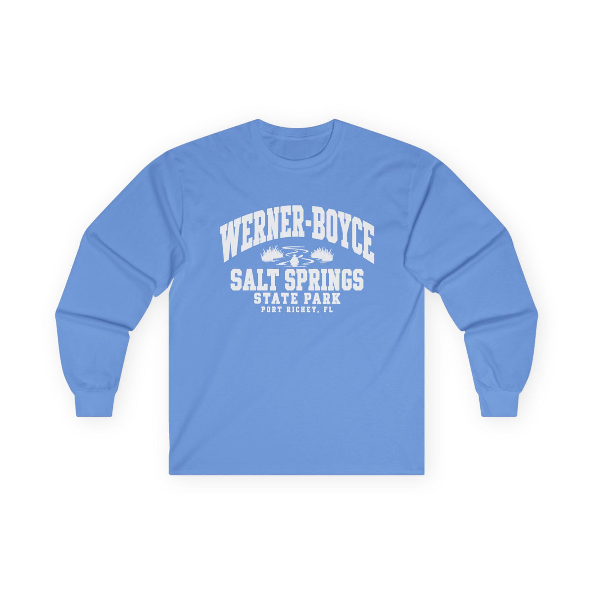 Werner-Boyce Salt Springs State Park Logo- Long Sleeve Tee