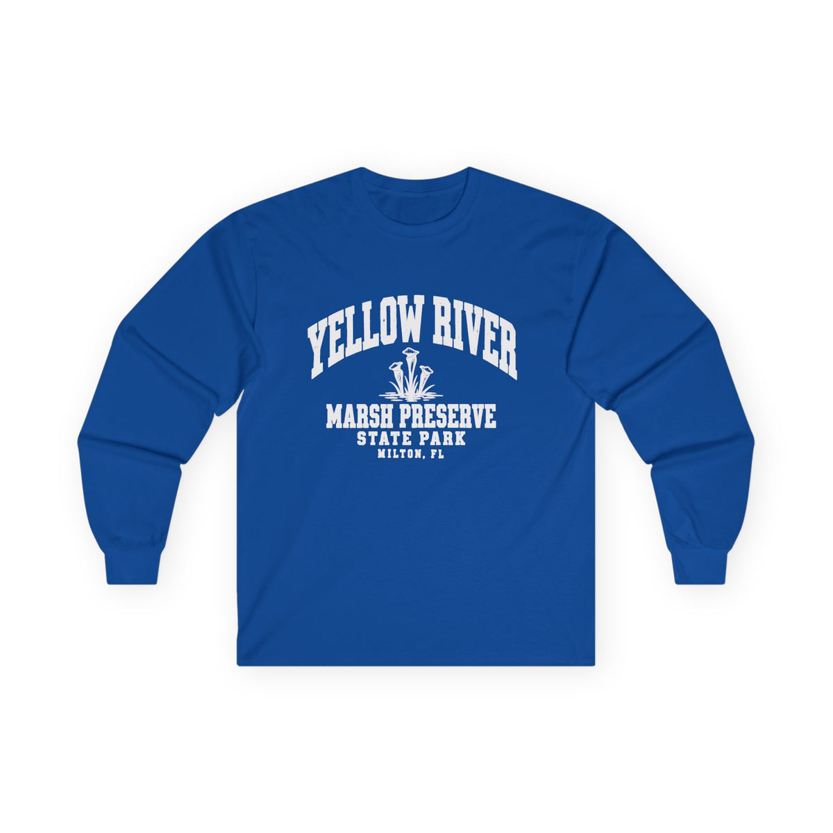 Vintage Florida Wetlands Park Emblem- Long Sleeve Tee