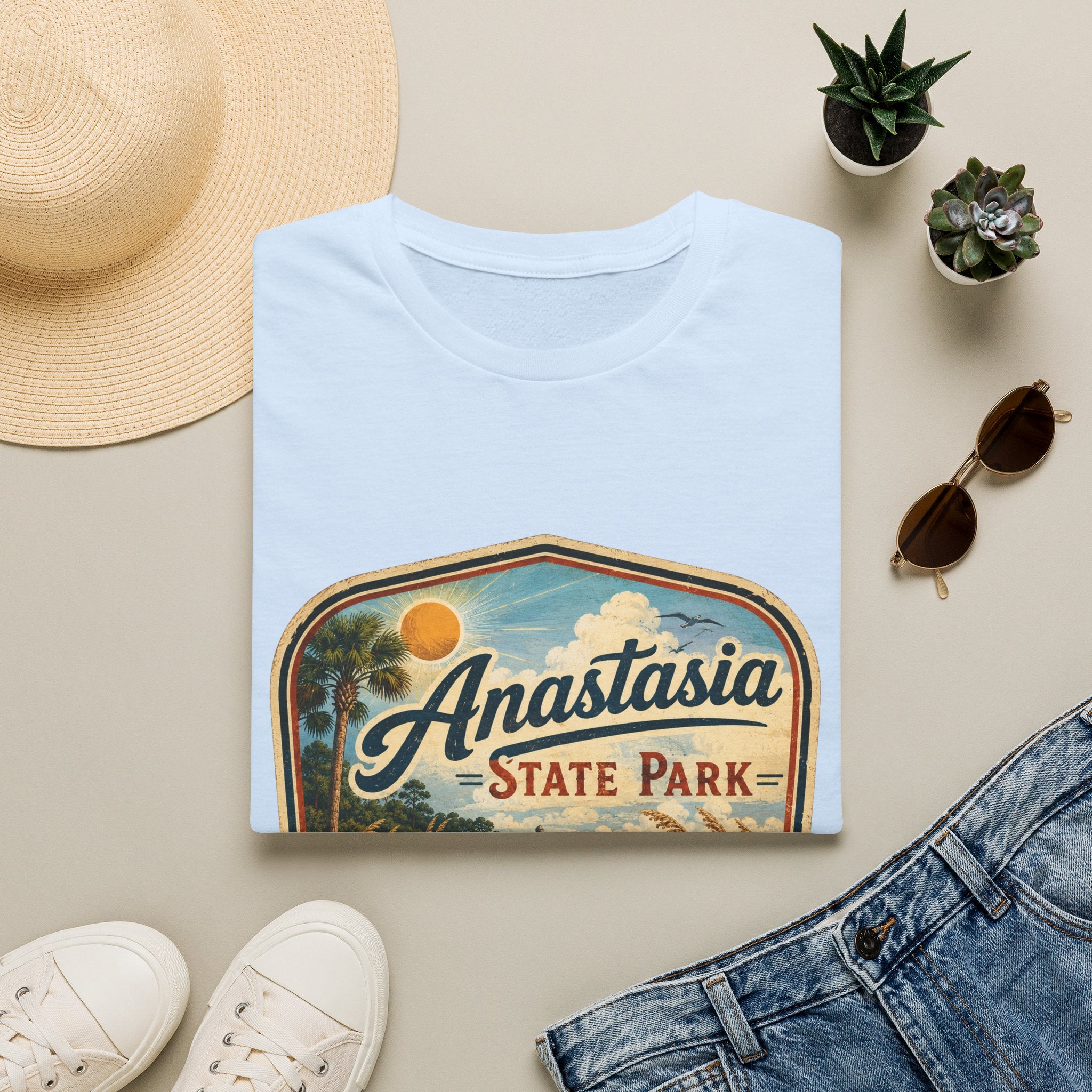 Anastasia State Park — Retro Beach Park Tee