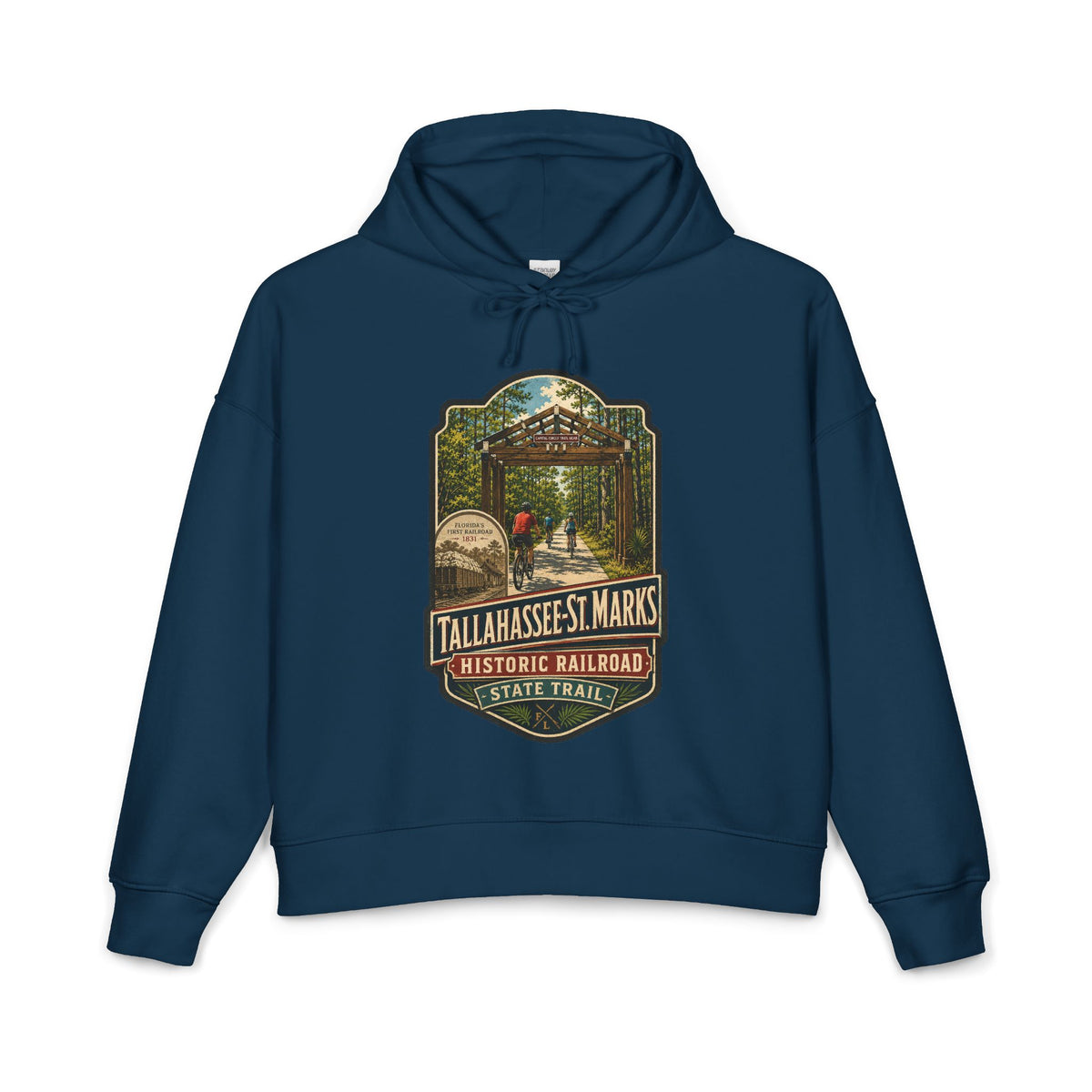 Tallahassee- St. Marks Trail — Vintage Hoodie