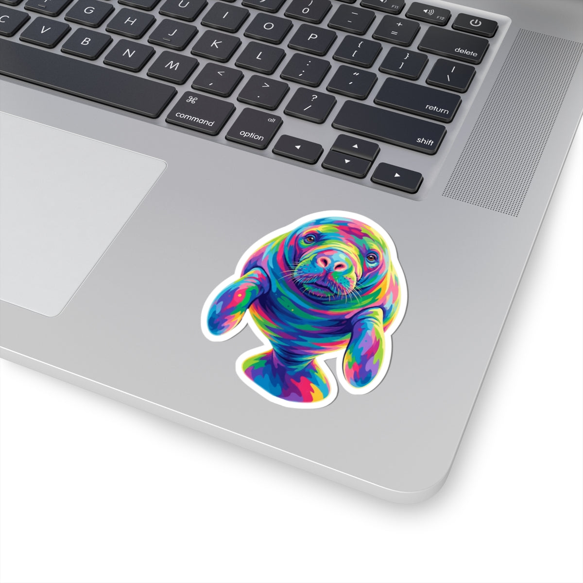 Rainbow Manatee Sticker