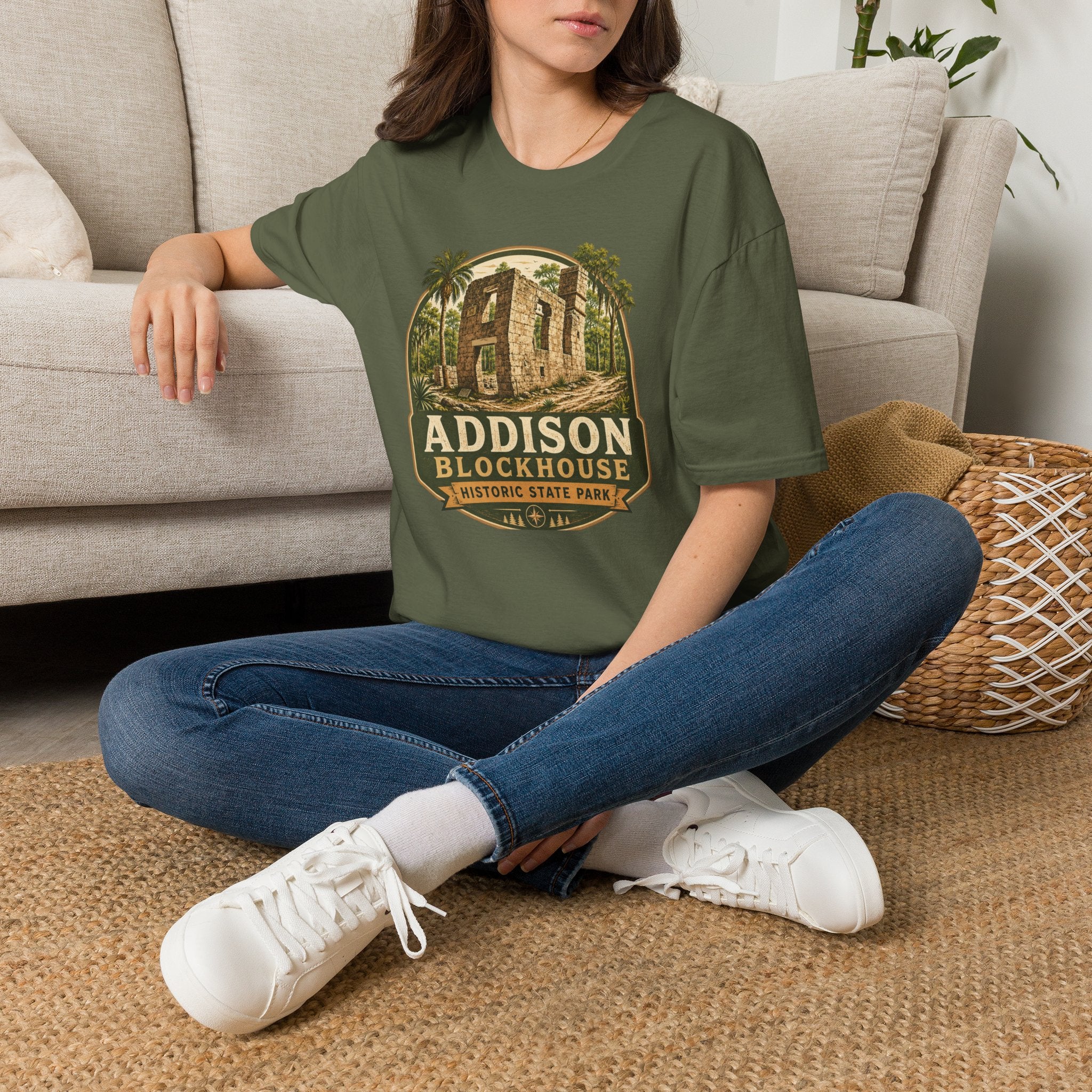 Addison Blockhouse — Retro Tee