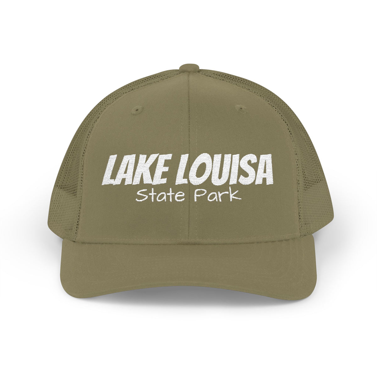 Lake Louisa State Park Trucker Cap — Retro Outdoor Snapback Hat