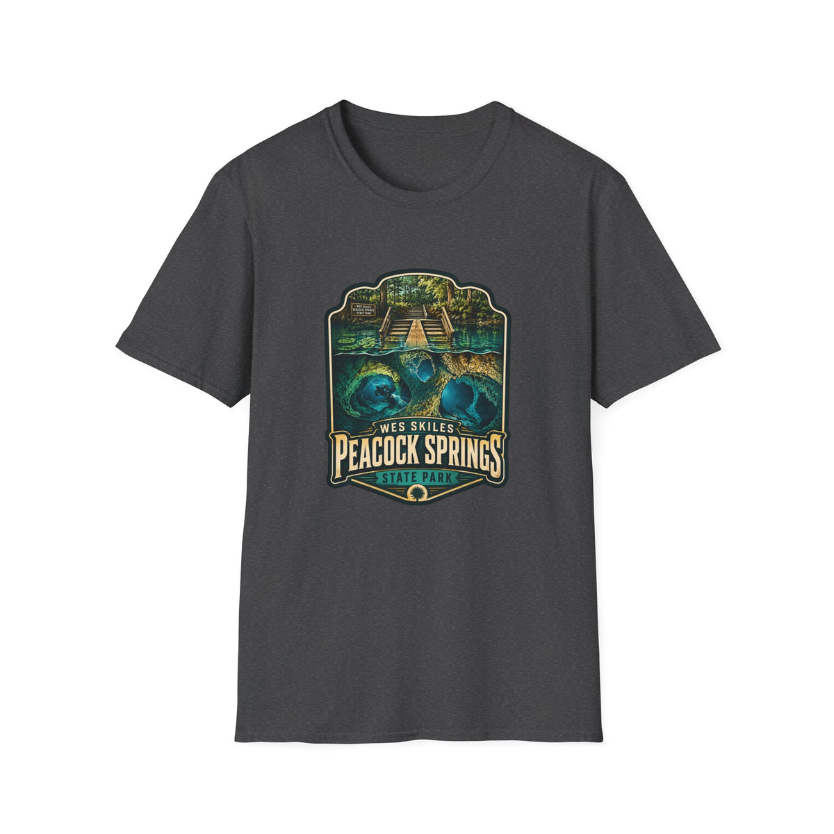 Peacock Springs — Retro Tee