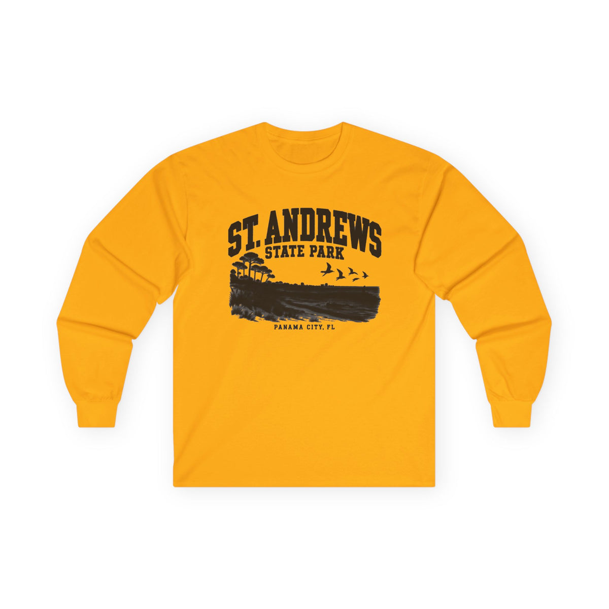 St. Andrews State Park Logo- Long Sleeve Tee