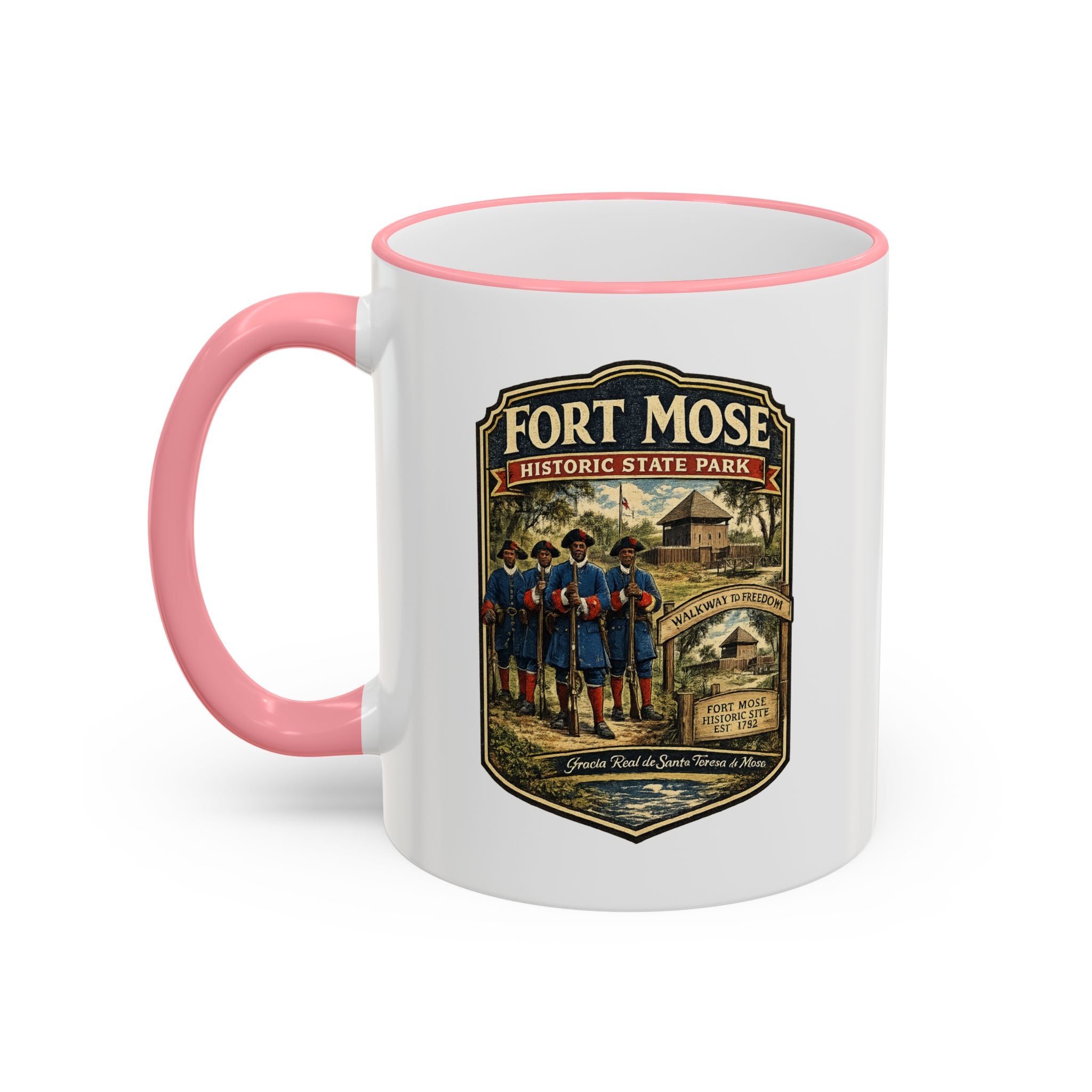 Fort Mose Accent Rim & Handle 11oz/15oz