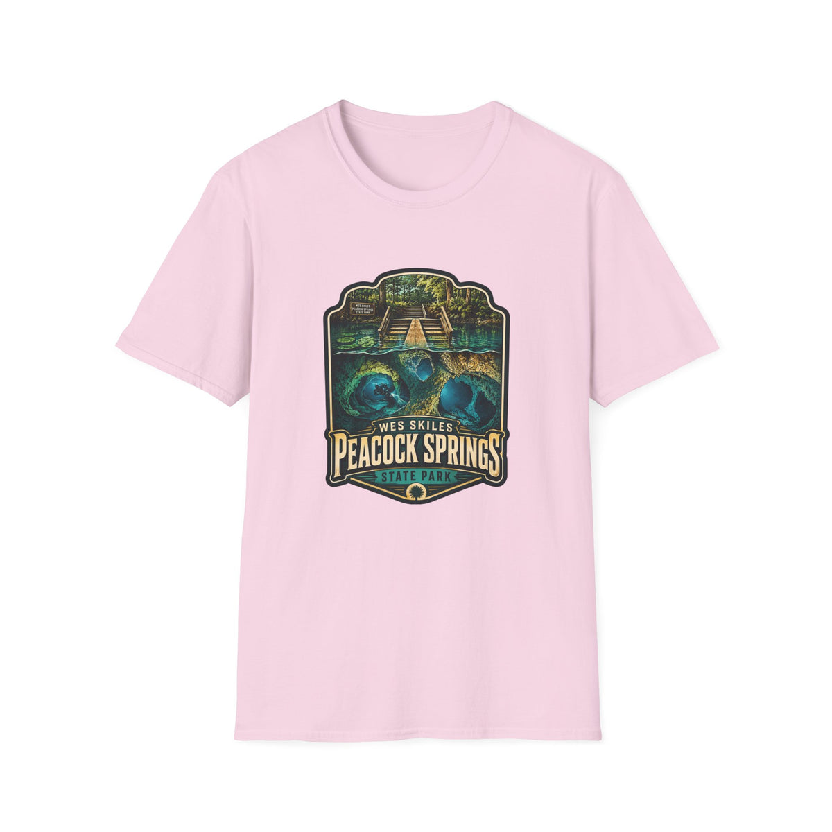 Peacock Springs — Retro Tee