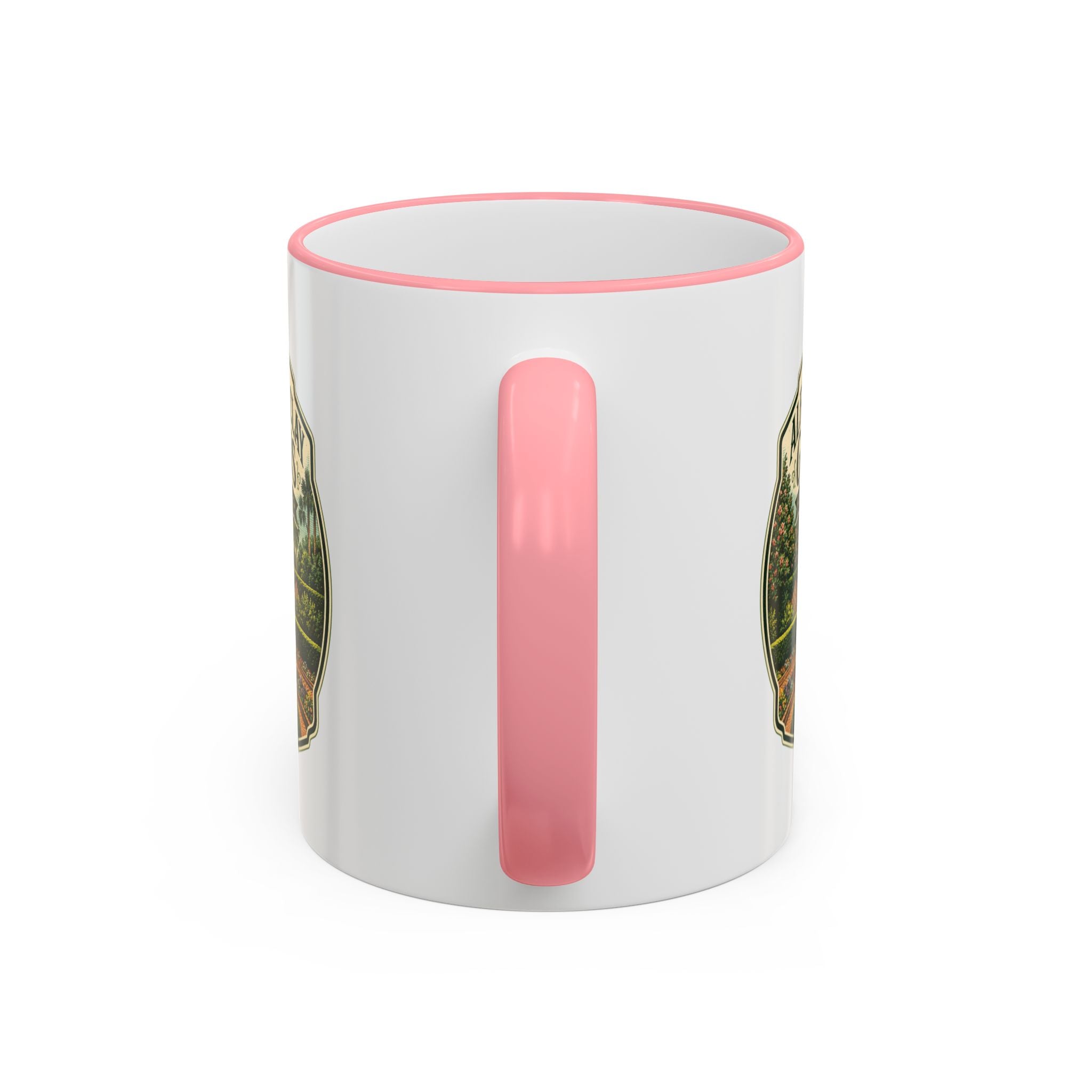 Maclay Gardens Vintage Mug — Accent Rim & Handle 11oz/15oz