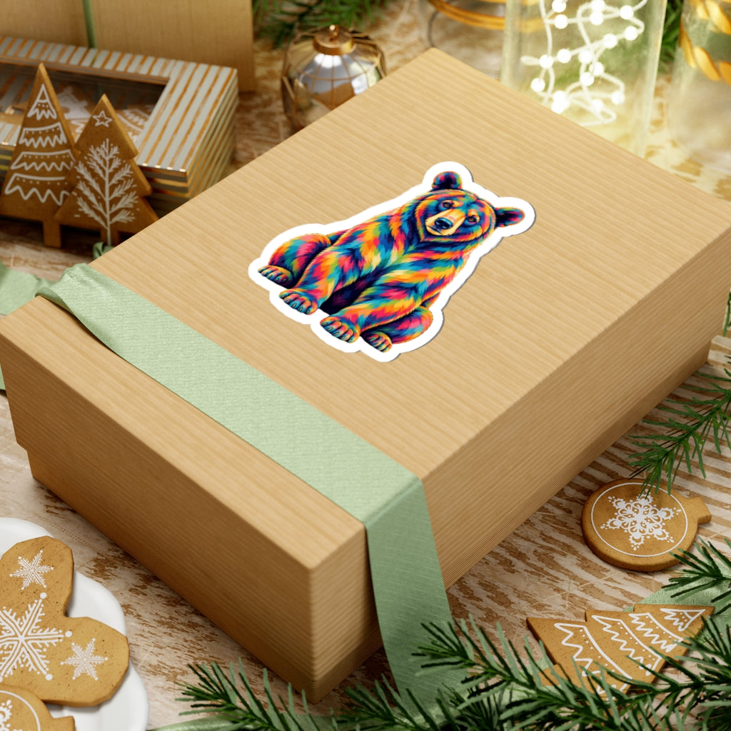 Rainbow Urban Bear Sticker