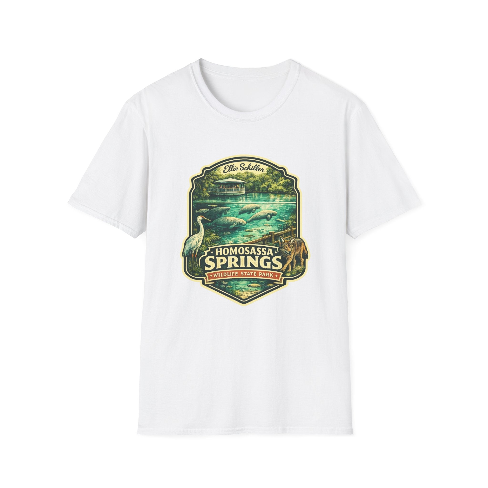 Homosassa Springs- Retro Tee