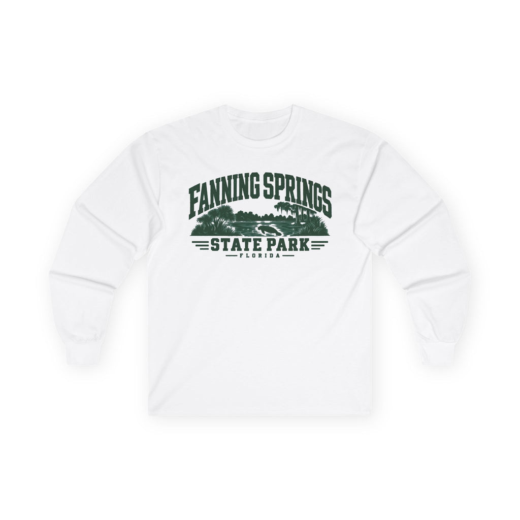 Fanning Springs State Park Official Logo- Long Sleeve Tee