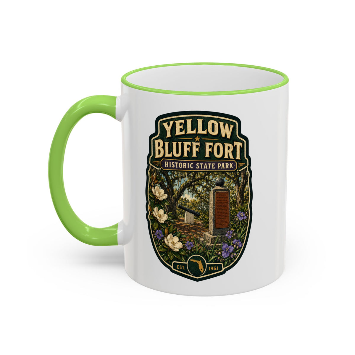 Yellow Bluff Fort — Accent Rim & Handle 11oz/15oz
