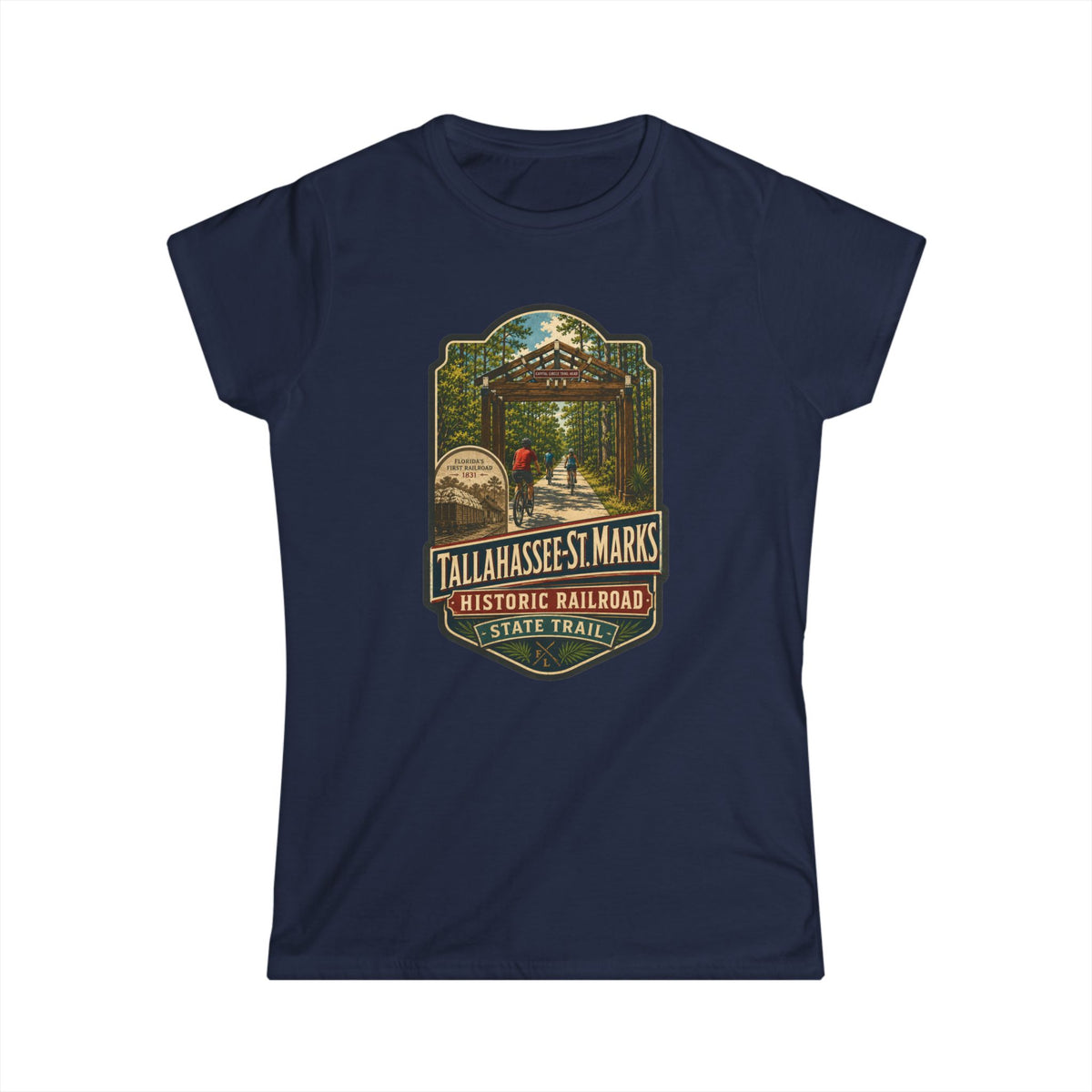 Tallahassee- St. Marks Trail- Vintage Tee