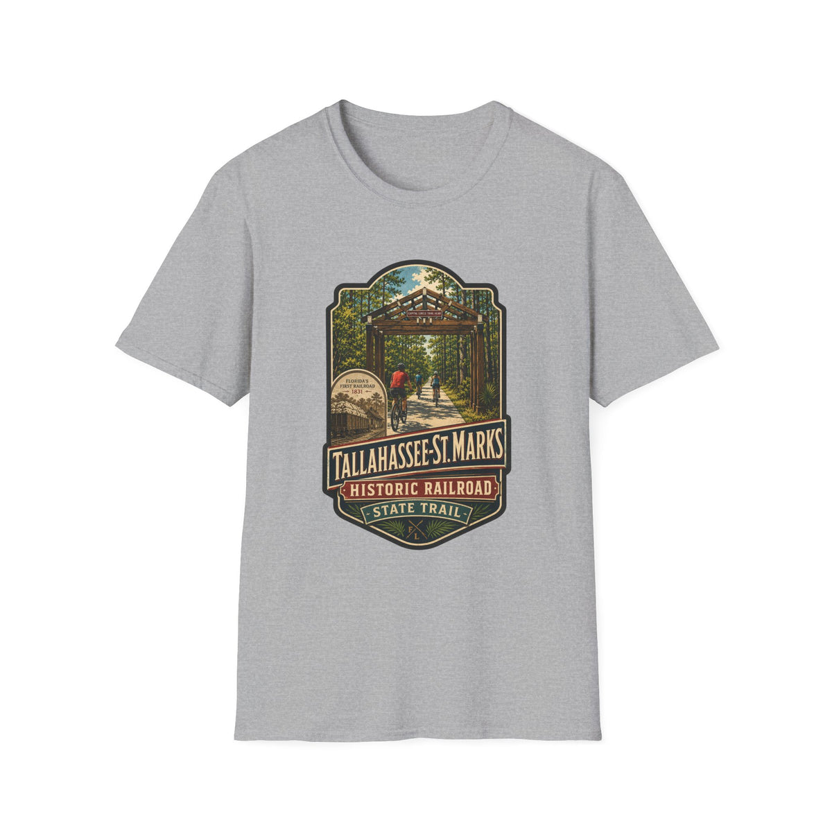 Tallahassee - St. Marks Trail  - Retro Tee