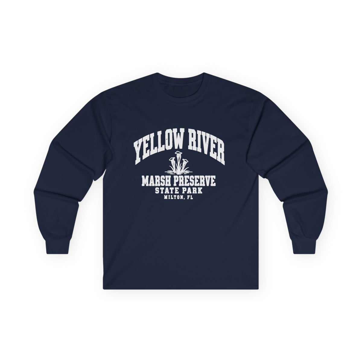 Vintage Florida Wetlands Park Emblem- Long Sleeve Tee