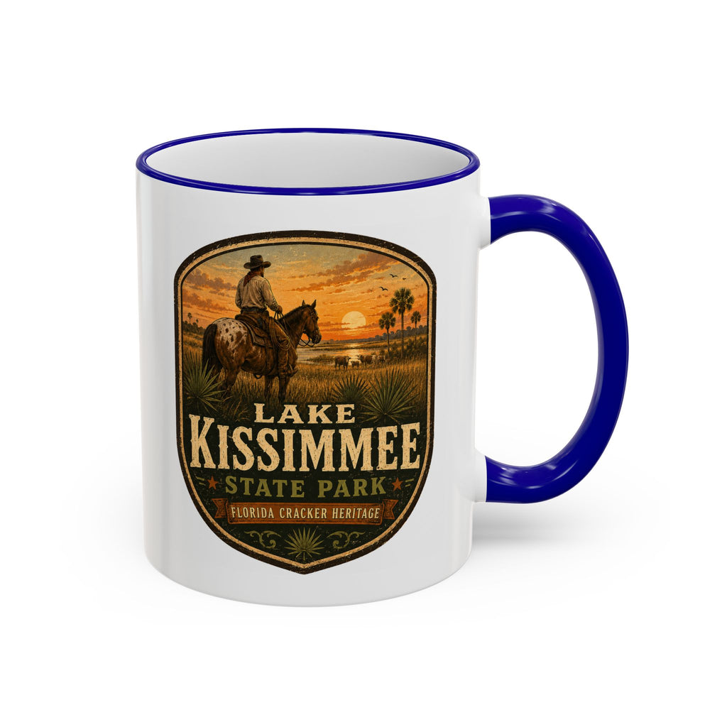 Lake Kissimmee Sunset Mug — Accent Rim & Handle 11oz/15oz