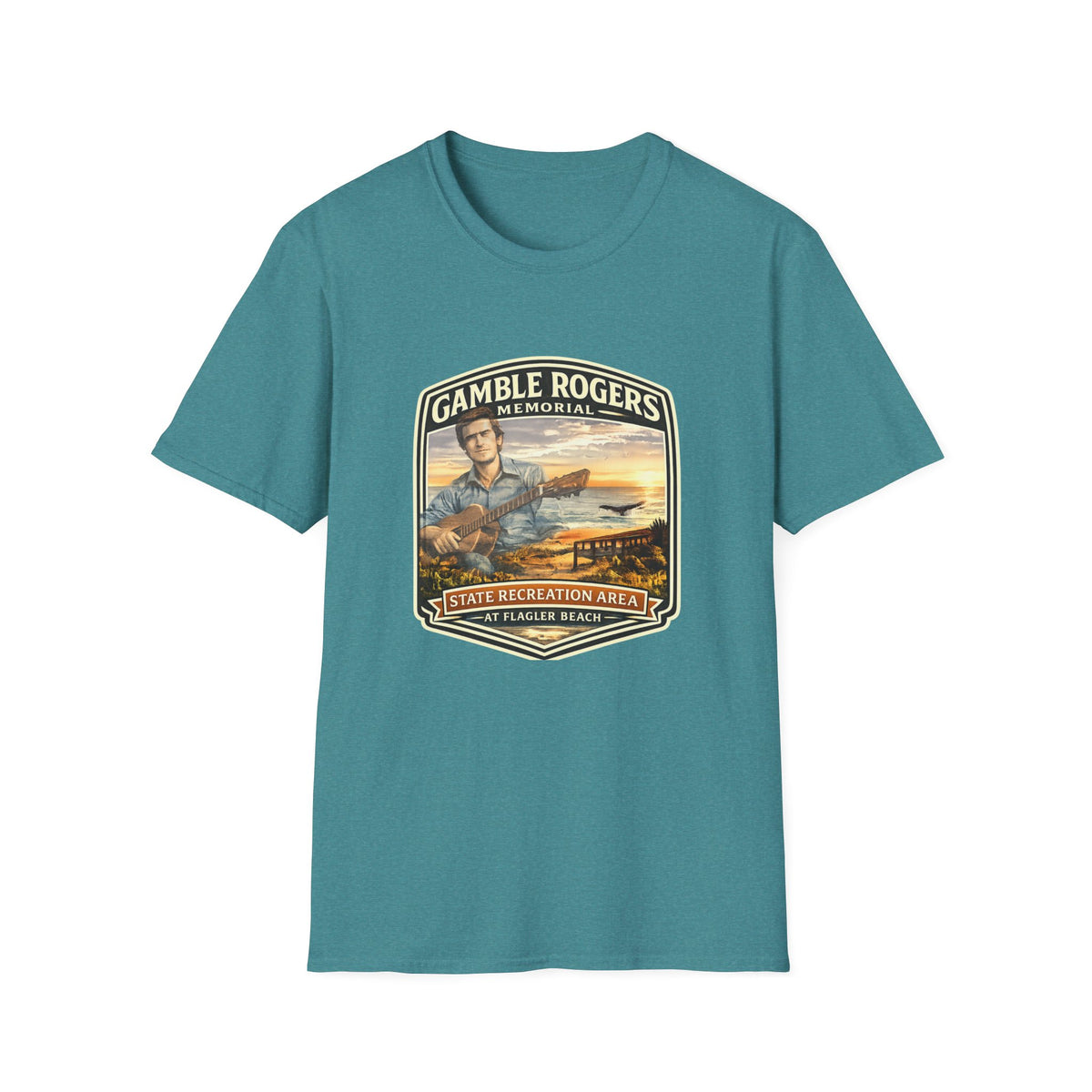 Gamble Rogers — Retro Tee