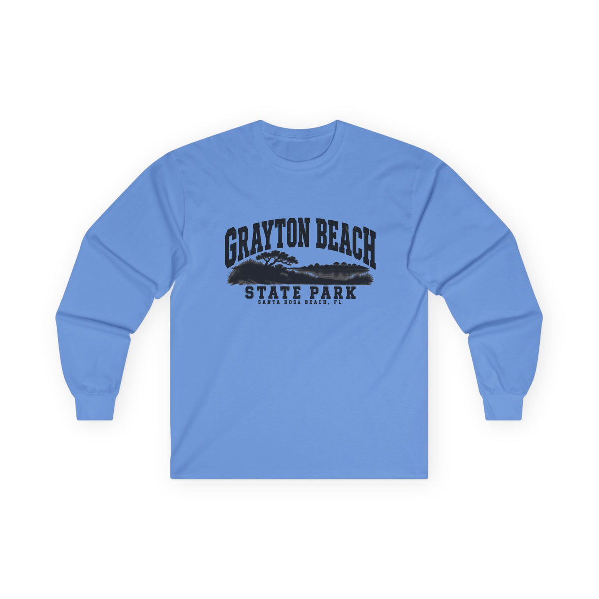 Grayton Beach State Park Vintage Logo- Long Sleeve Tee