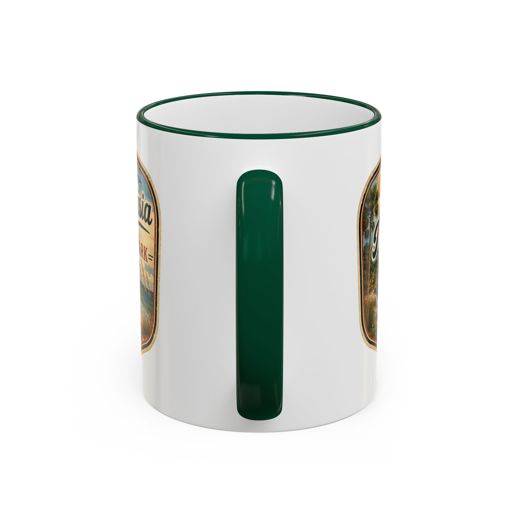 Anastasia Vintage Mug — Accent Rim & Handle 11oz/15oz