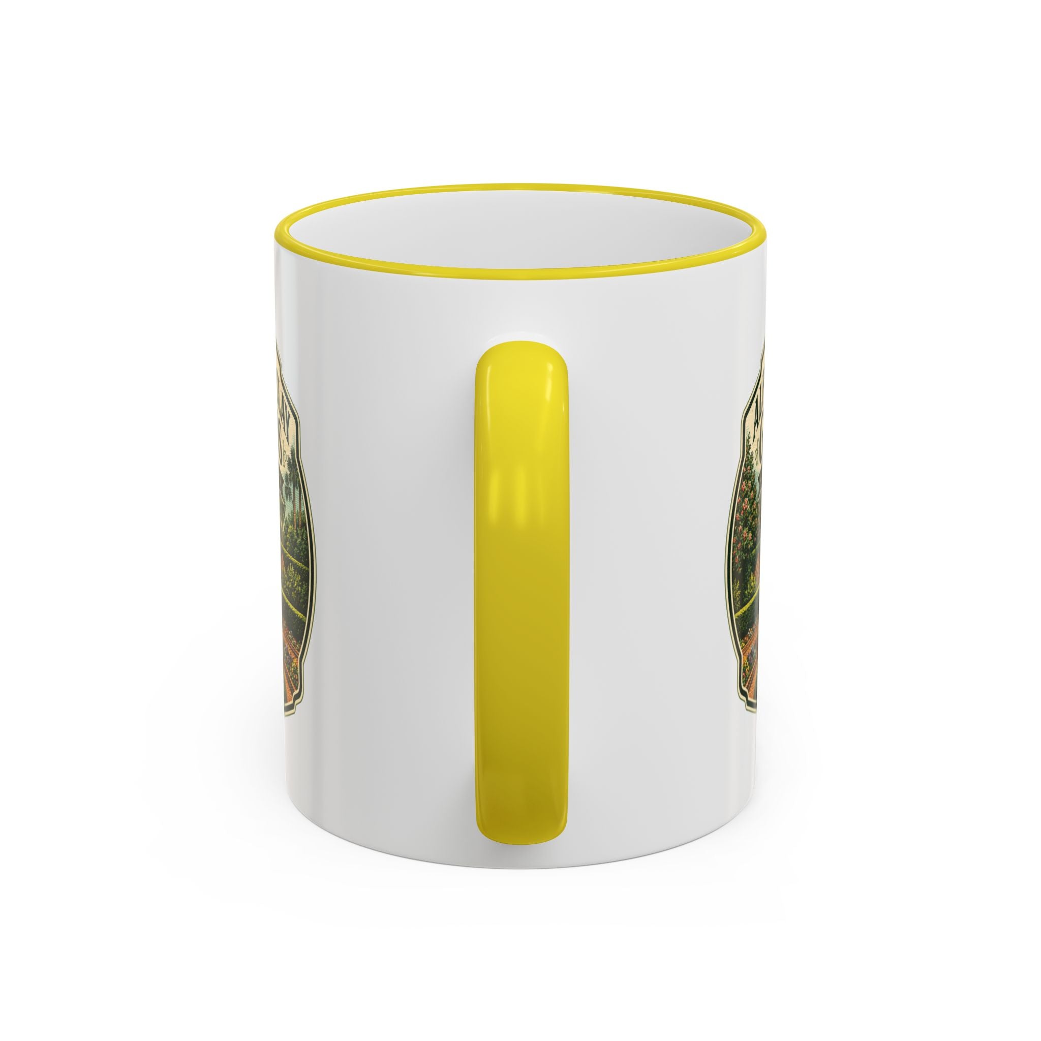 Maclay Gardens Vintage Mug — Accent Rim & Handle 11oz/15oz