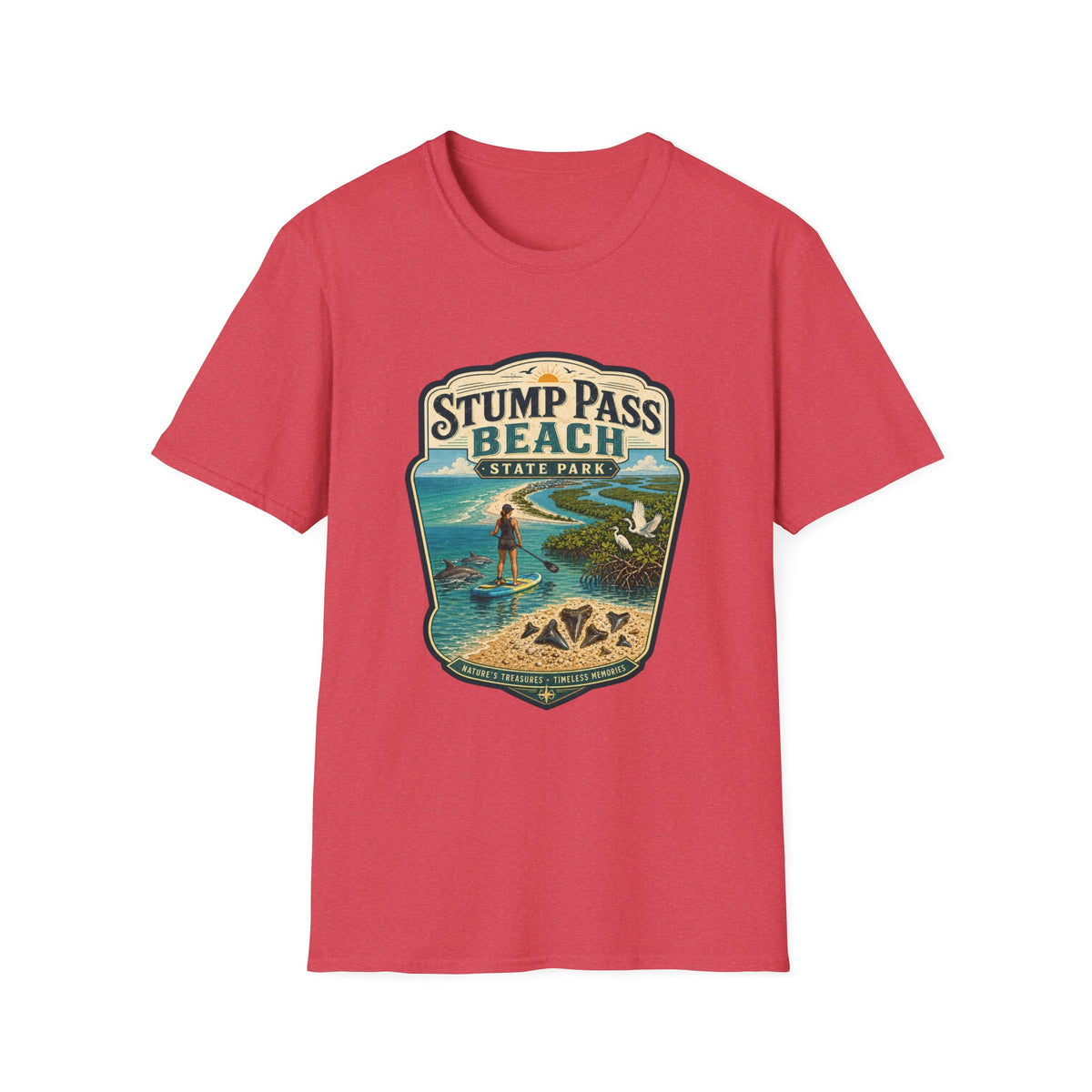 Stump Pass Beach — Retro Tee