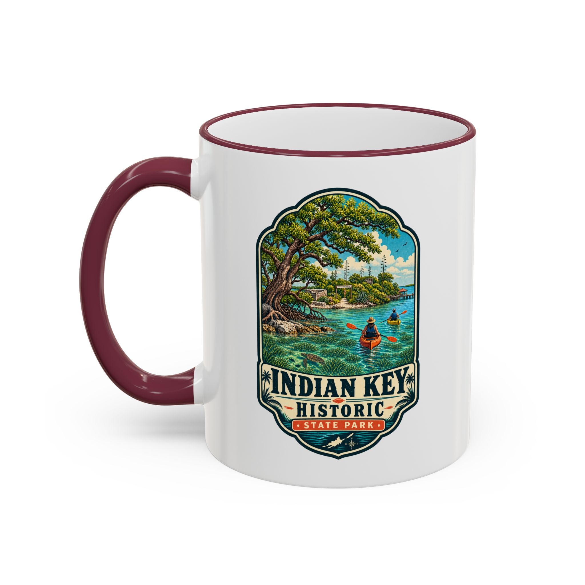 Indian Key Accent Rim & Handle 11oz/15oz