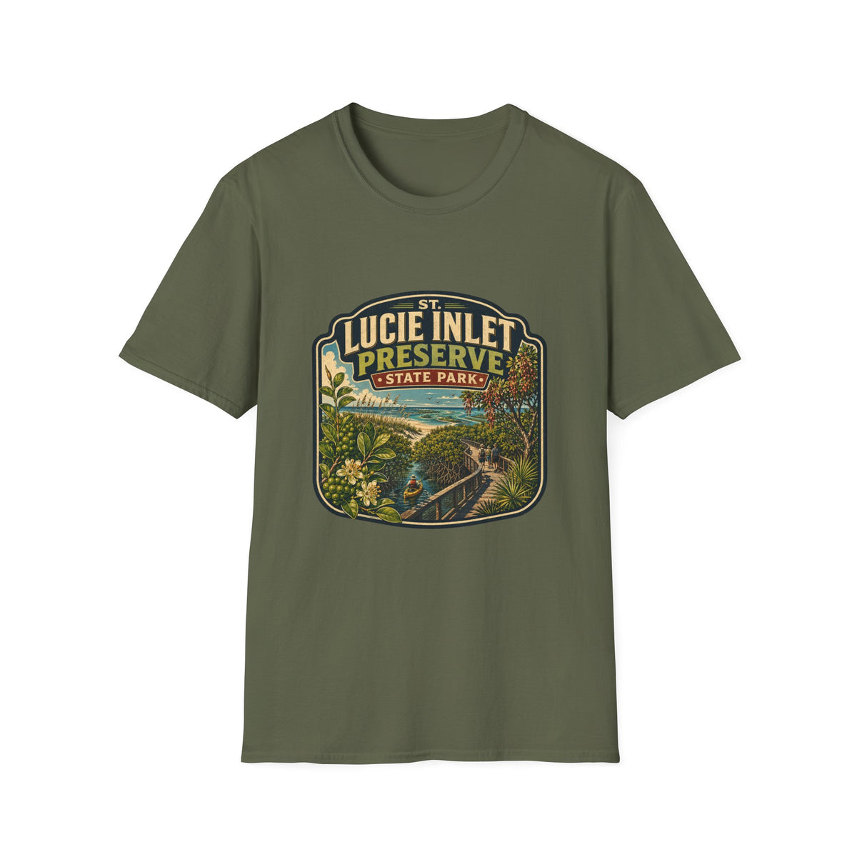 St. Lucie Inlet — Retro Tee